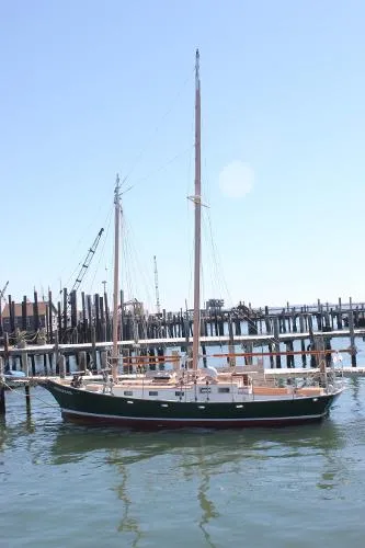 Slide: The Image of John Atkin 40 Two Masted Schooner 1989 - 3