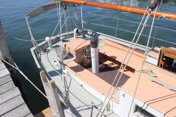 Slide: The Image of John Atkin 40 Two Masted Schooner 1989 - 6