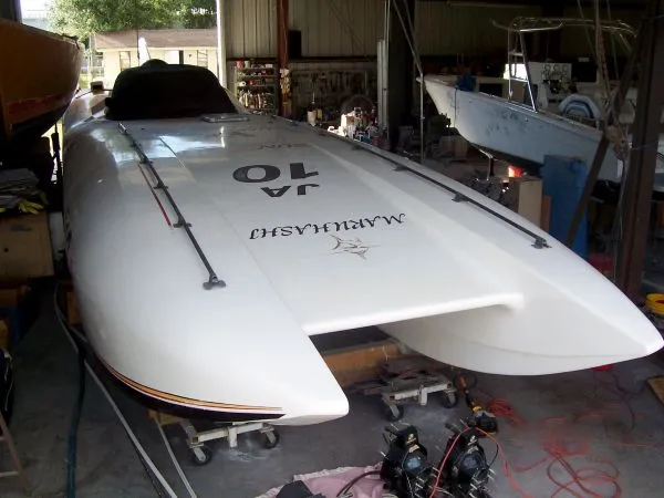 Slide: The Image of Custom Race Catamaran 1999 - 4