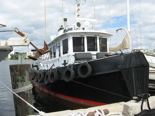 Slide: The Image of Knapp Island Steel Tug Yacht 1995 - 2