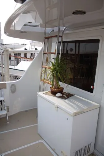 Slide: The Image of Angel Med Yachts Raised Pilot House Trawler 1986 - 4