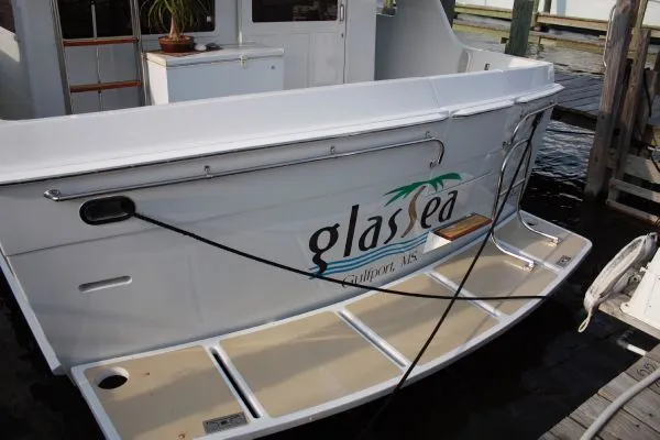 Slide: The Image of Angel Med Yachts Raised Pilot House Trawler 1986 - 6