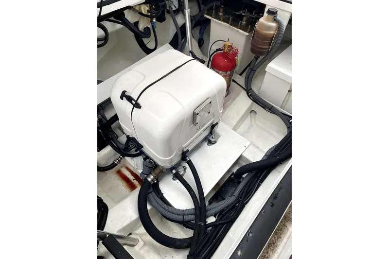 Slide: The Image of 2024 Schaefer V33 interior with cushioned seating and modern design. - 19