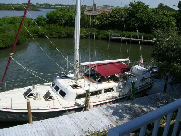 Slide: The Image of Wellington Center Cockpit Cutter Rig 1980 - 1