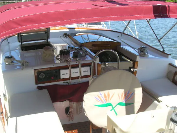 Slide: The Image of Wellington Center Cockpit Cutter Rig 1980 - 7