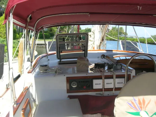 Slide: The Image of Wellington Center Cockpit Cutter Rig 1980 - 8