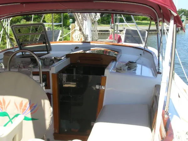 Slide: The Image of Wellington Center Cockpit Cutter Rig 1980 - 9