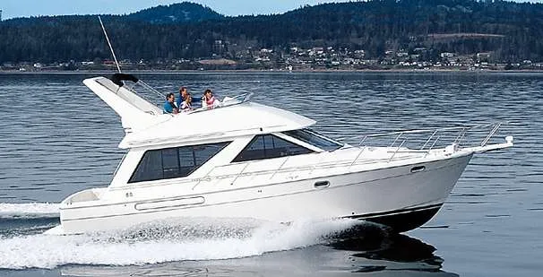 Slide: The Image of Bayliner 3988 Cockpit Motor Yacht 1997 - 0