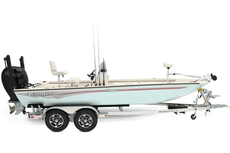 Slide: The Image of Open storage compartment on 2026 Ranger RB200 boat deck. - 11