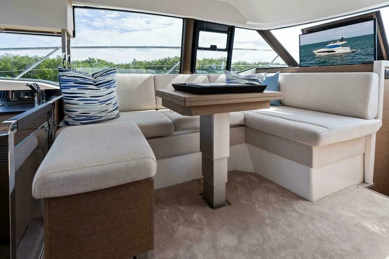 Slide: The Image of 2024 42 Prestige Flybridge - Dinette - 10