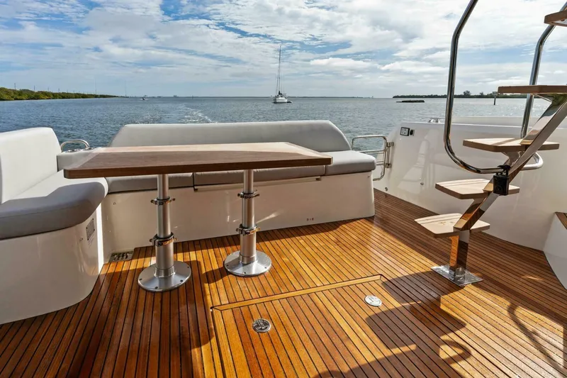 Slide: The Image of 2024 42 Prestige Flybridge - Cockpit - 34