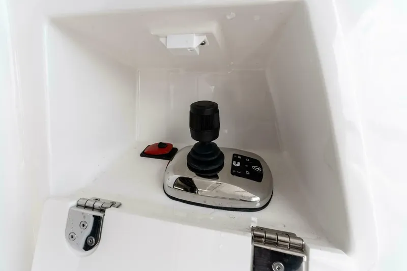 Slide: The Image of 2024 42 Prestige Flybridge - Cockpit Docking System - 35