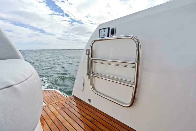 Slide: The Image of 2024 42 Prestige Flybridge - Transom - 36