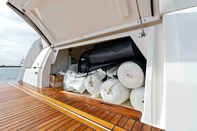 Slide: The Image of 2024 42 Prestige Flybridge - Transom - 37