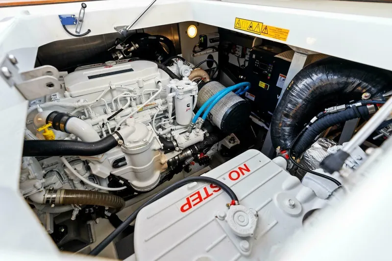 Slide: The Image of 2024 42 Prestige Flybridge - Engine Room - 56