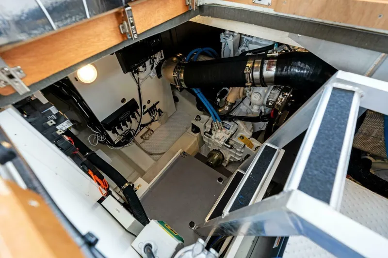 Slide: The Image of 2024 42 Prestige Flybridge - Engine Room - 60
