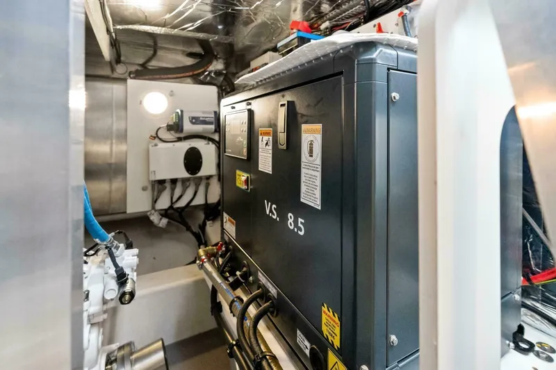 Slide: The Image of 2024 42 Prestige Flybridge - Engine Room - 61