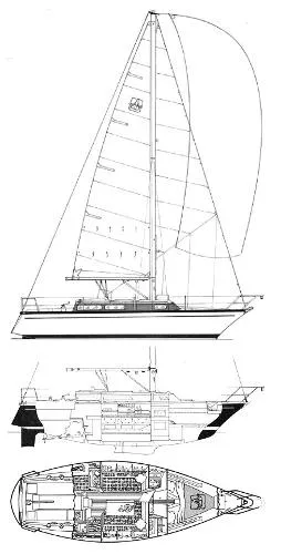 Slide: The Image of Dufour 31 Dufour 1983 - 8