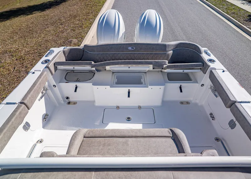 Slide: The Image of Interior of Sea Hunt Ultra 275 CB boat, model year 2026. - 7