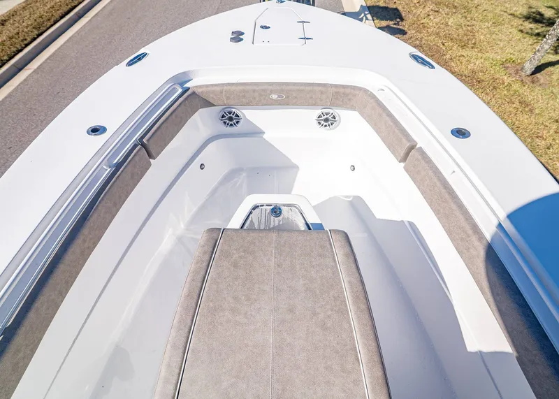 Slide: The Image of Interior view of Sea Hunt Ultra 275 CB boat, year 2026. - 29