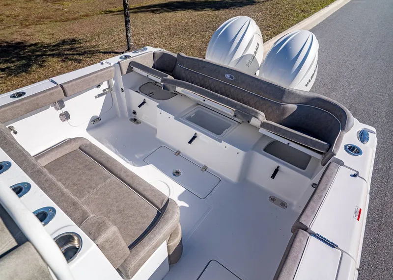 Slide: The Image of Interior of Sea Hunt Ultra 275 CB boat, model year 2026. - 8