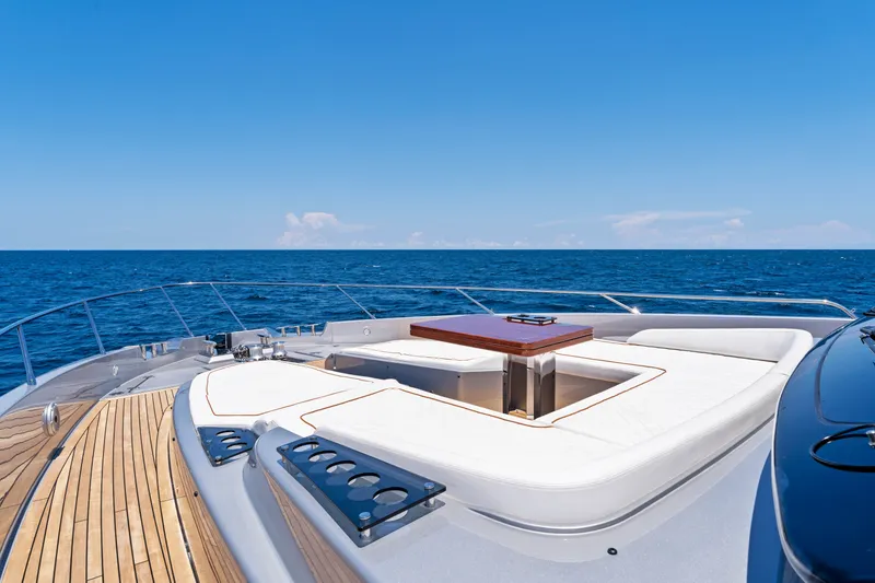 Slide: The Image of Luxury yacht Riva 82' Diva 2027 on open sea. - 38