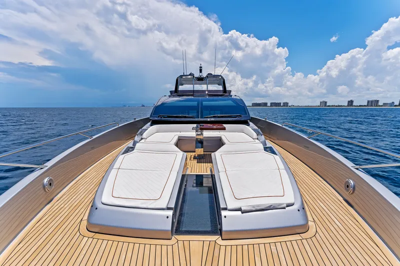 Slide: The Image of Luxury yacht Riva 82' Diva 2027 on open sea. - 39