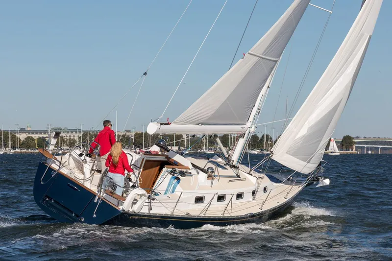 The Image of Manufacturer Provided Image: Sailing Tartan 365 yacht, 2026 model, on open water with two people onboard. - 0