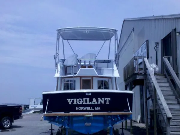 Slide: The Image of Blackfin Flybridge 1986 - 1