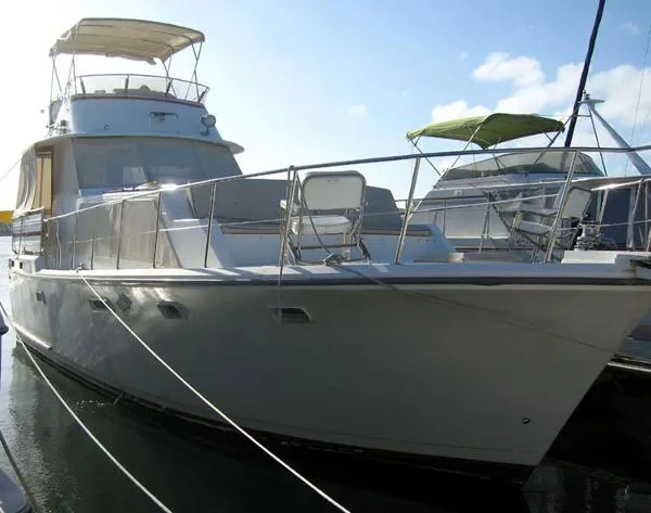Slide: The Image of Symbol 44 Aft Deck Motor Yacht 1986 - 5