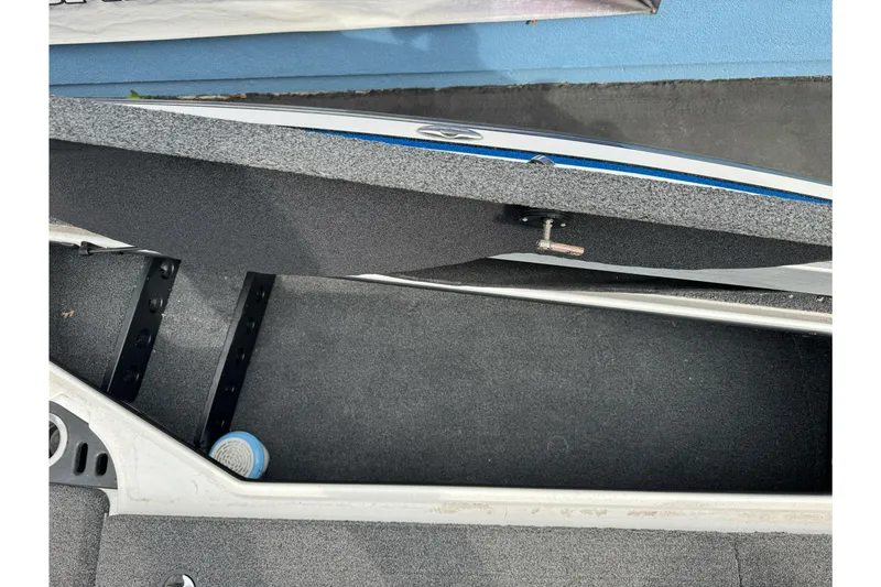 Slide: The Image of Interior view of a 2022 Nitro Z20 Pro boat storage compartment. - 24