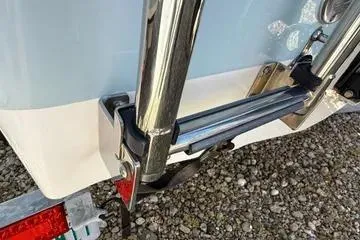 Slide: The Image of 2018 Boston Whaler 170 Super Sport boat detail, featuring stainless steel hardware. - 21