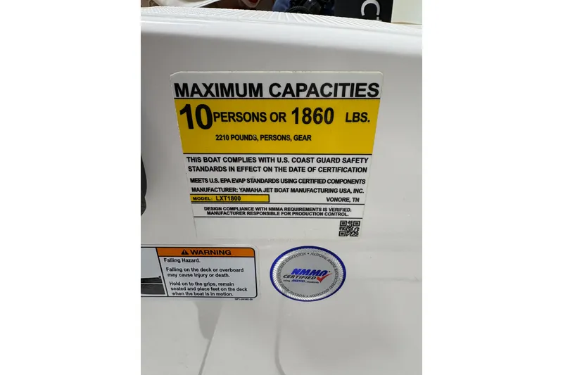 Slide: The Image of 2023 Yamaha Boats 222 FSH Sport interior with sleek seating and modern design. - 92