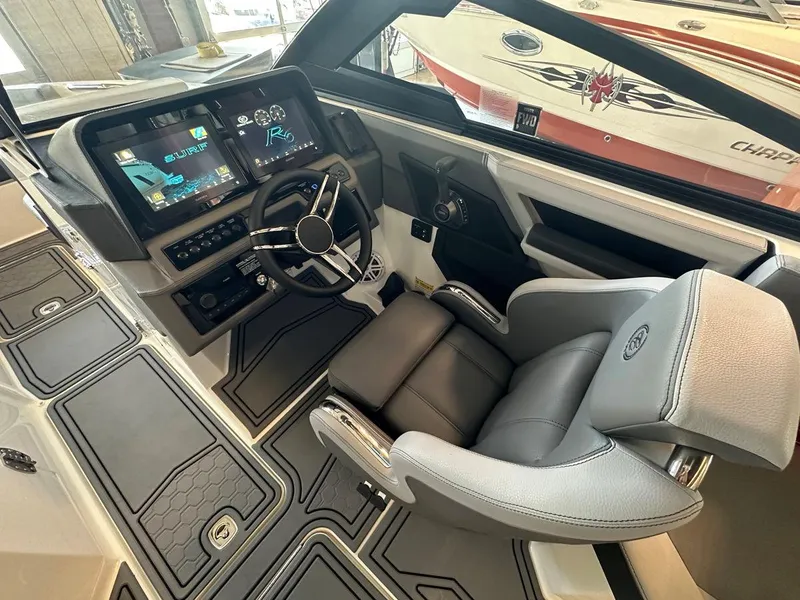 Slide: The Image of Interior of 2023 Cobalt R6 Surf with modern helm station. - 9