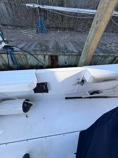 Slide: The Image of Interior view of a 2016 Everglades 295 Center Console boat. - 6