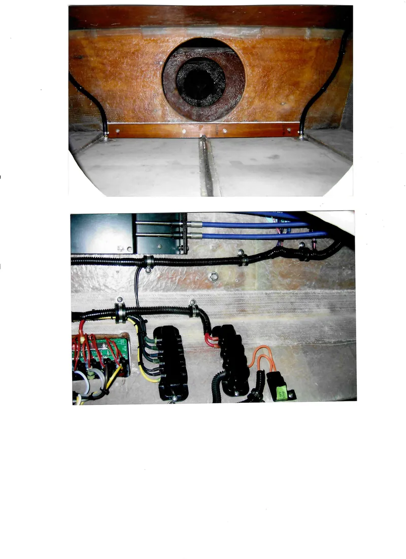 Slide: The Image of 1971 Magnum Sport interior wiring and ventilation system. - 27