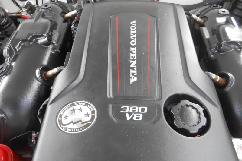 Slide: The Image of Volvo Penta 380 V8 engine in 2020 Cobalt A36BR boat. - 23