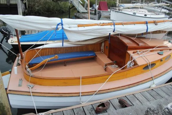 Slide: The Image of John D Little 16 Catboat 1989 - 2