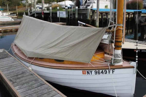 Slide: The Image of John D Little 16 Catboat 1989 - 4