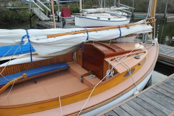 Slide: The Image of John D Little 16 Catboat 1989 - 5