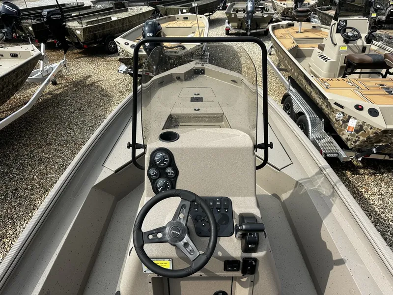 Slide: The Image of Interior view of Excel 220 Bay Pro Elite 2026 boat. - 9