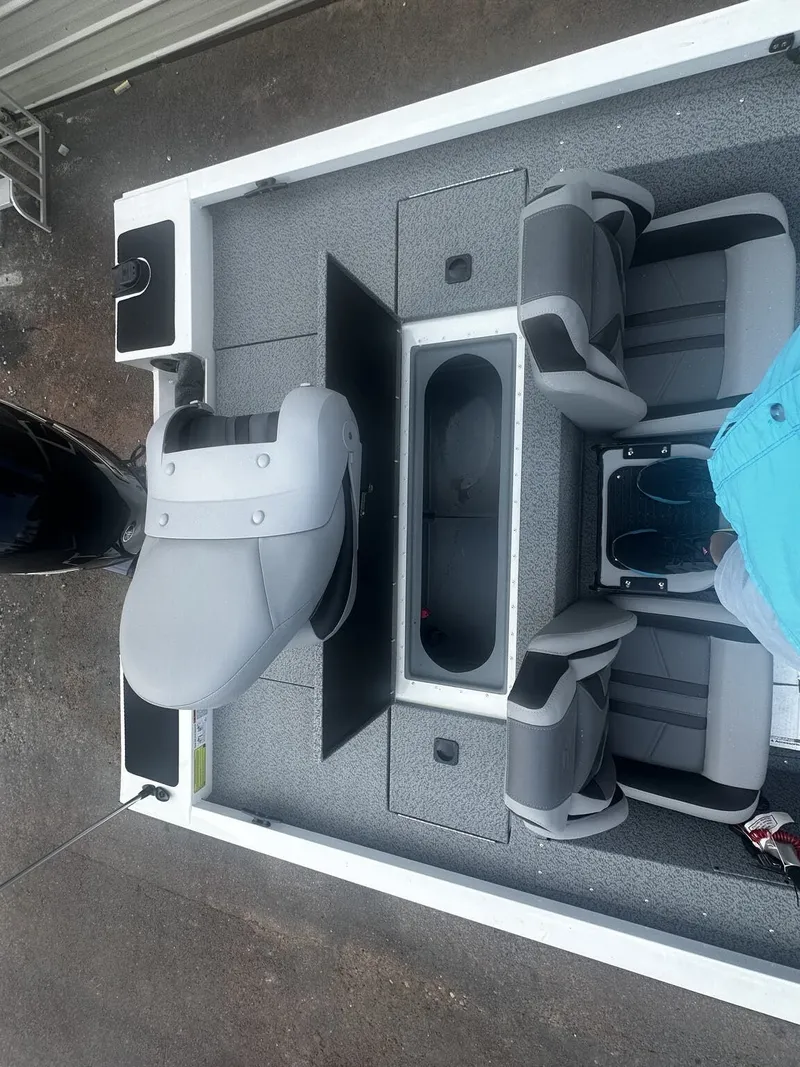 Slide: The Image of Interior view of G3 Sportsman 1710 boat, model year 2026. - 7
