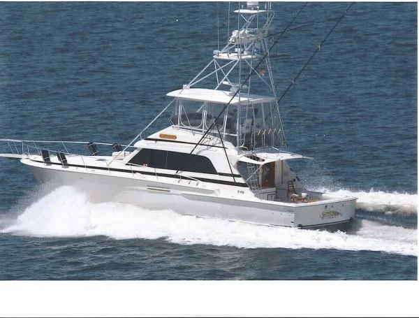 Slide: The Image of Bertram 54 Convertible Sports Fisherman 1987 - 0