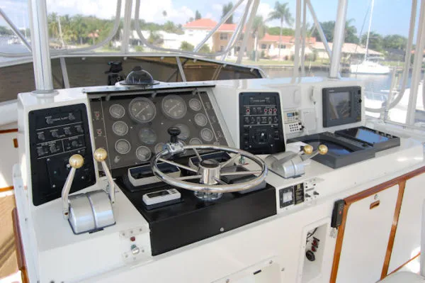 Slide: The Image of Bertram 54 Convertible Sports Fisherman 1987 - 10