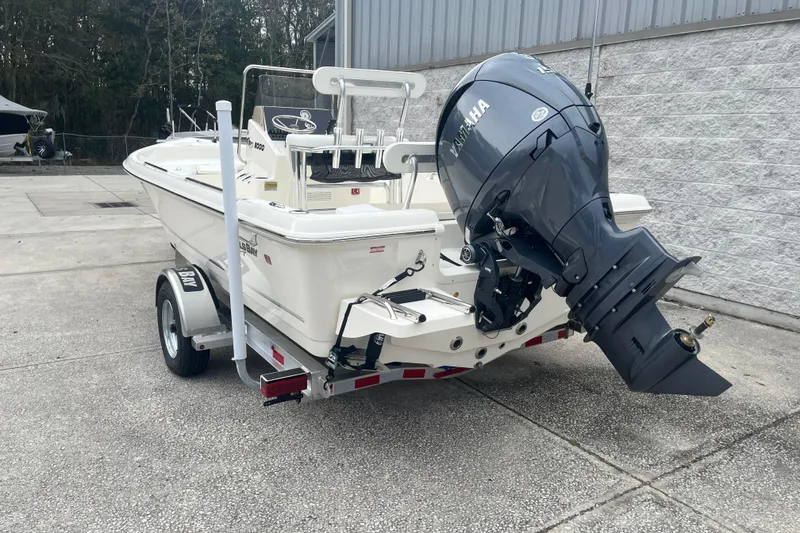 Slide: The Image of 2026 Bulls Bay 2000 boat with Yamaha outboard motor on trailer. - 3