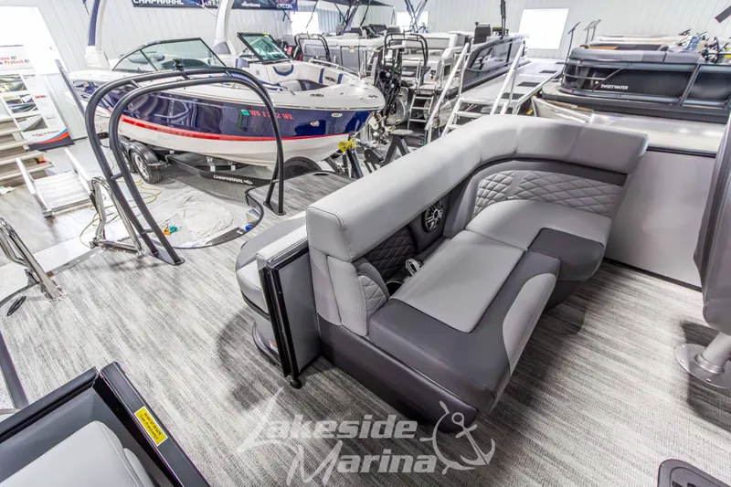 Slide: The Image of 2026 Godfrey Monaco 235 QSB boat interior at Lakeside Marina showroom. - 41