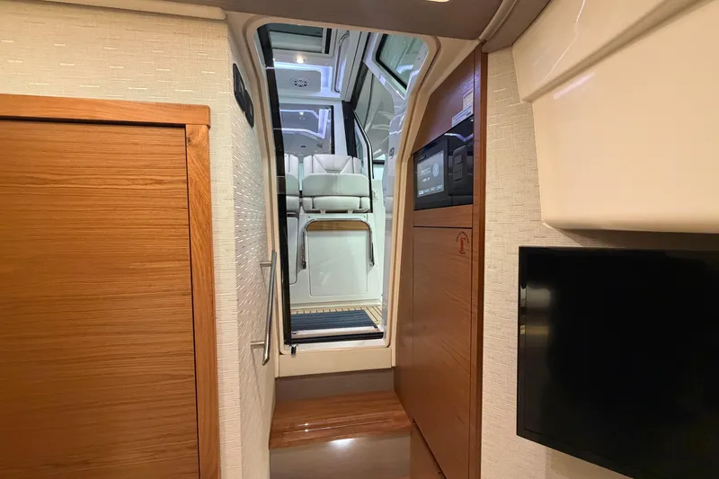 Slide: The Image of Interior view of 2024 Tiara Yachts 48 LS, featuring modern design and luxurious finishes. - 31