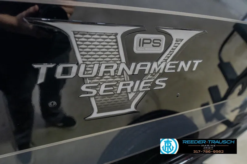 Slide: The Image of 2026 Lund 1975 Pro-V Sport Tournament Series logo with IPS hull technology. - 59