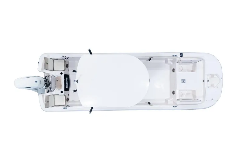 Slide: The Image of Manufacturer Provided Image: 2026 Carolina Skiff 25 LS boat, top view, showcasing spacious deck layout and seating. - 15