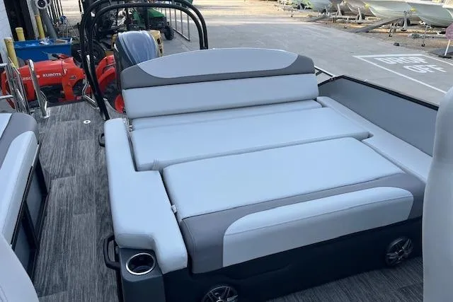 Slide: The Image of 2026 Godfrey Monaco 235 SFLC boat interior with spacious seating and modern design. - 28